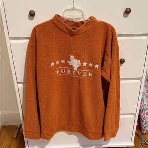 Woolly Threads | Orange Texas Forever Sweatshirt